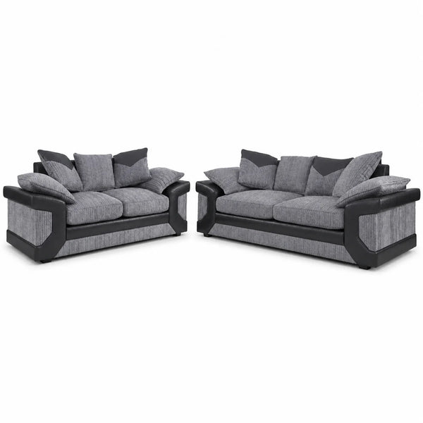 Dino Sofa Set | Gray 3+2 Display | Choose Colours