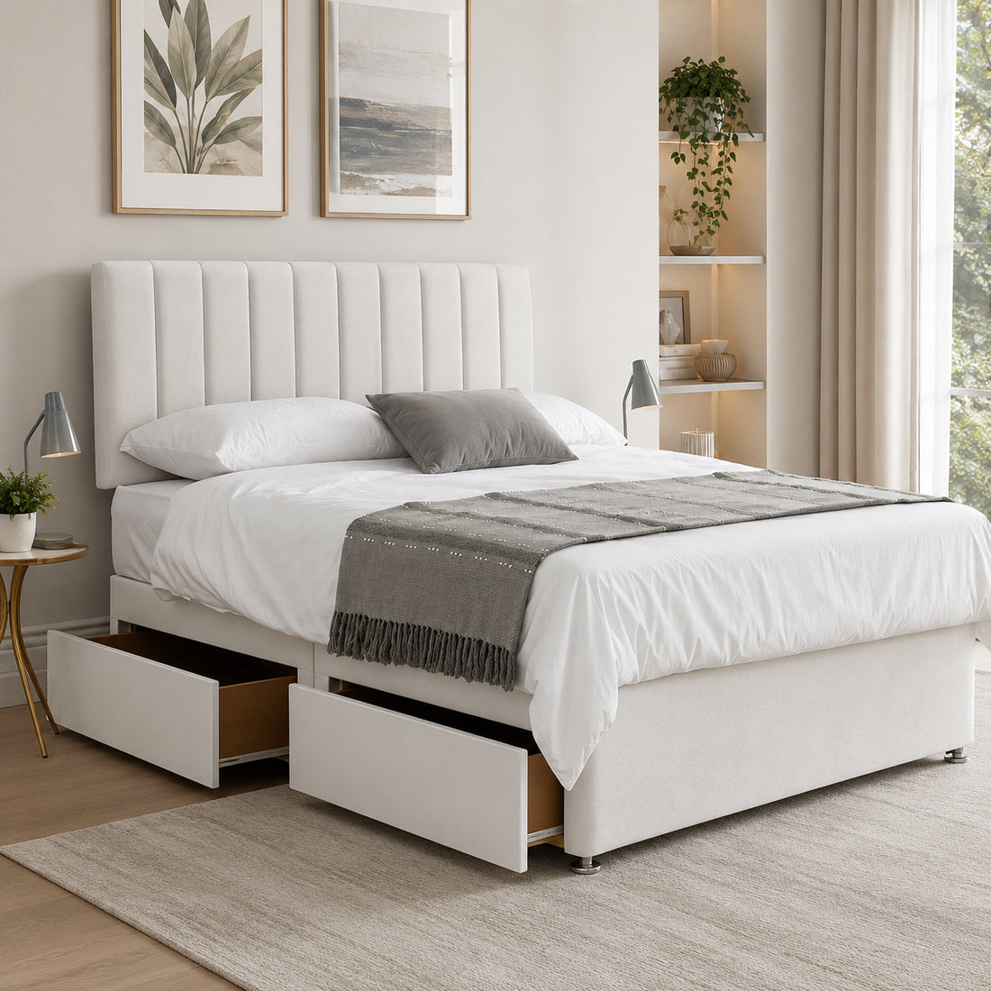 Luxury Divan Bed - Panel Line