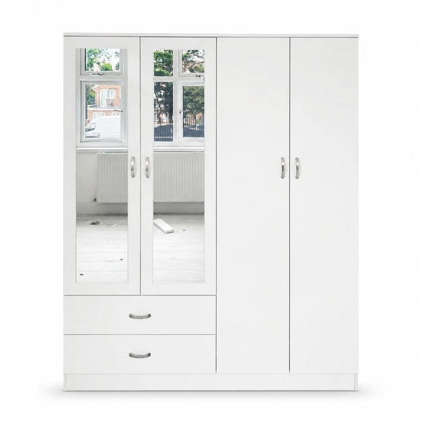 Classic 4-Door Wardrobe | Choose Colours