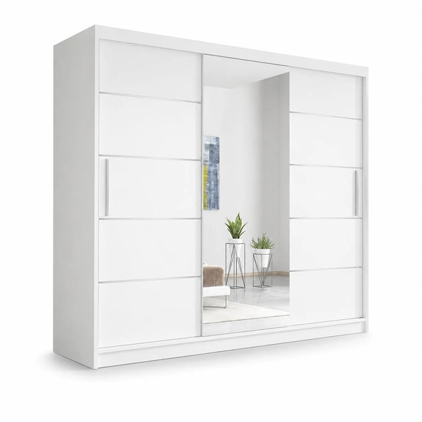 Sliding Wardrobe | 2, 3 & 4 Door Fitted Wardrobe with Mirror Options