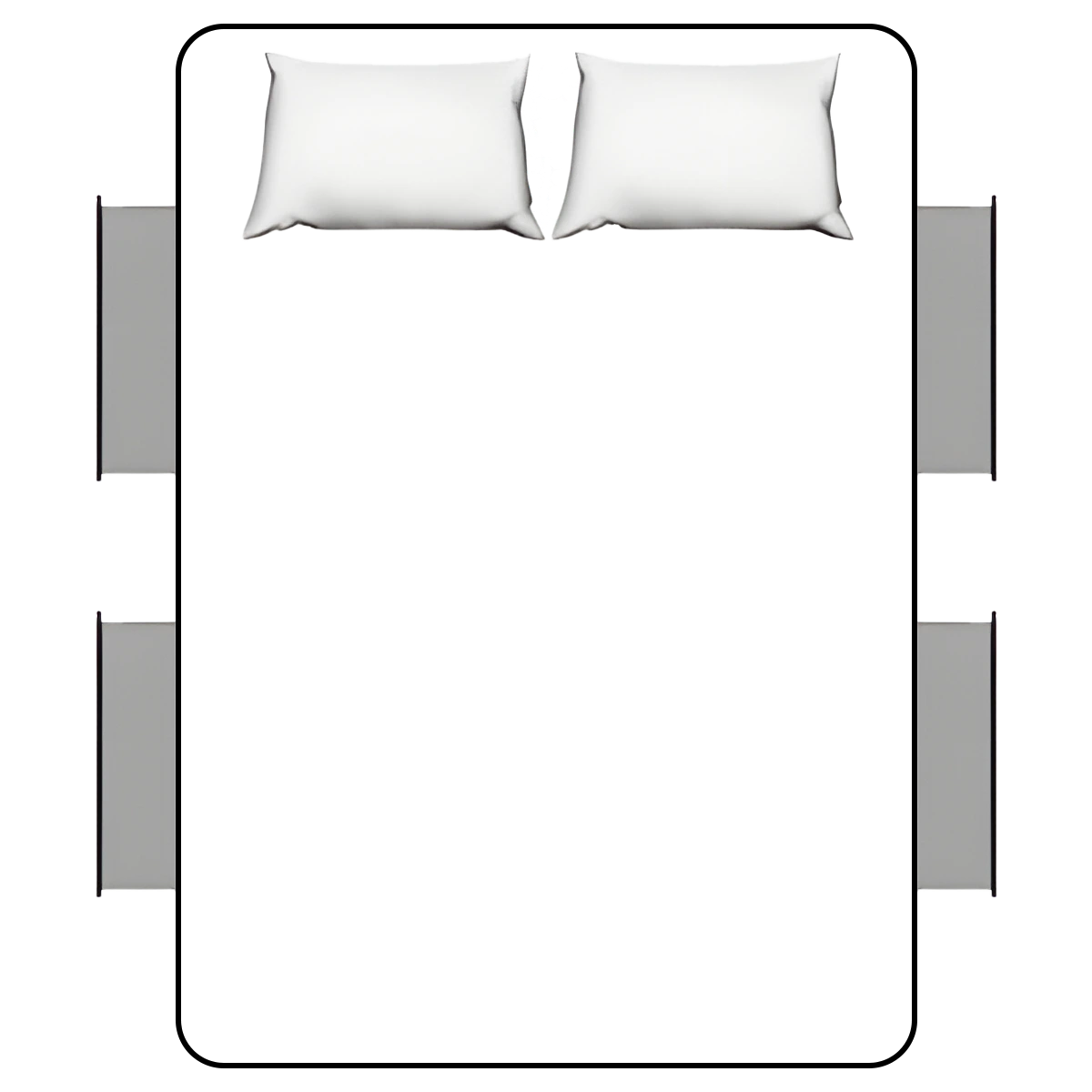 Four Drawers On Both Sides