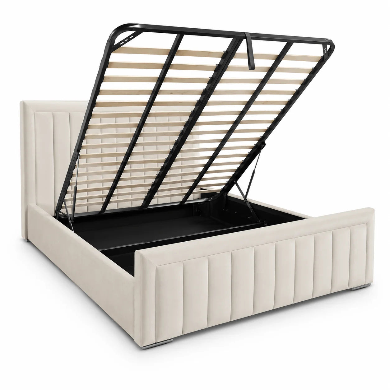 Luxury Bed With Gaslift Storage