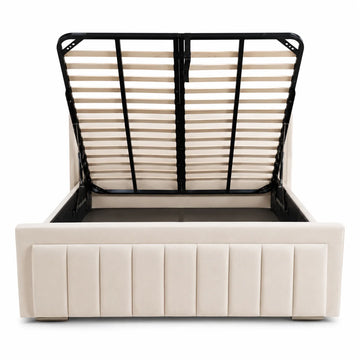 Luxury Bed With Gaslift Storage
