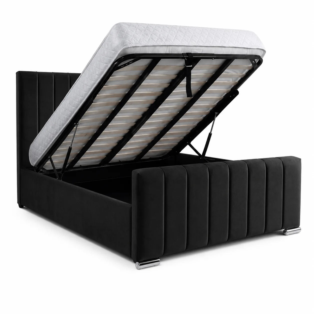 Luxury Bed With Gaslift Storage