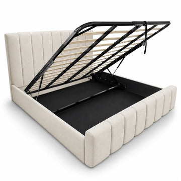 Luxury Bed With Gaslift Storage