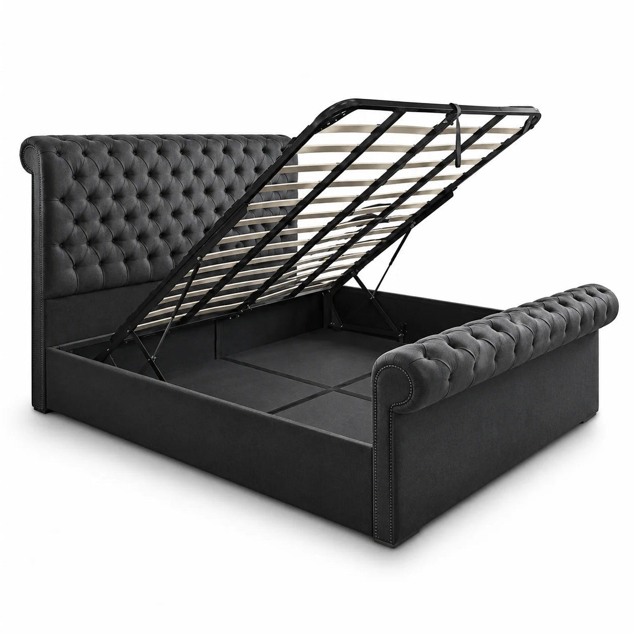 Luxury Bed With Gaslift Storage