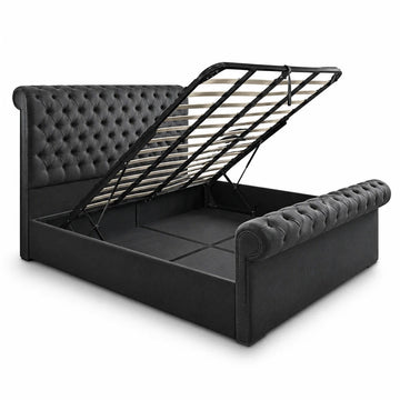 Luxury Bed With Gaslift Storage