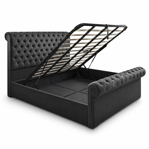 Luxury Bed With Gaslift Storage