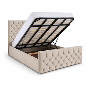 Luxury Bed With Gaslift Storage