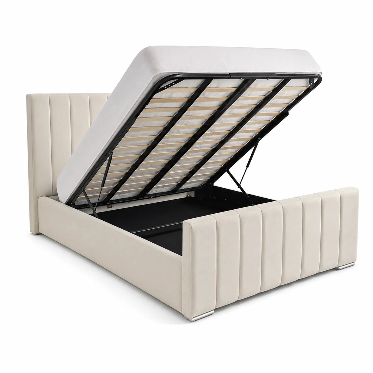 Luxury Bed With Gaslift Storage