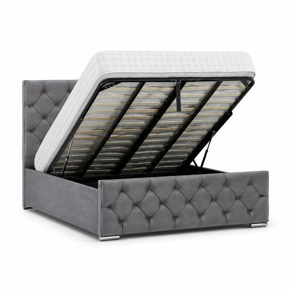 Luxury Bed With Gaslift Storage
