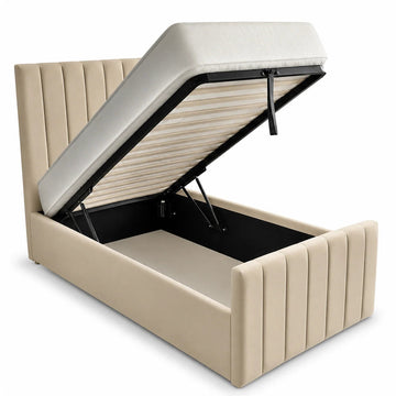 Luxury Bed With Gaslift Storage