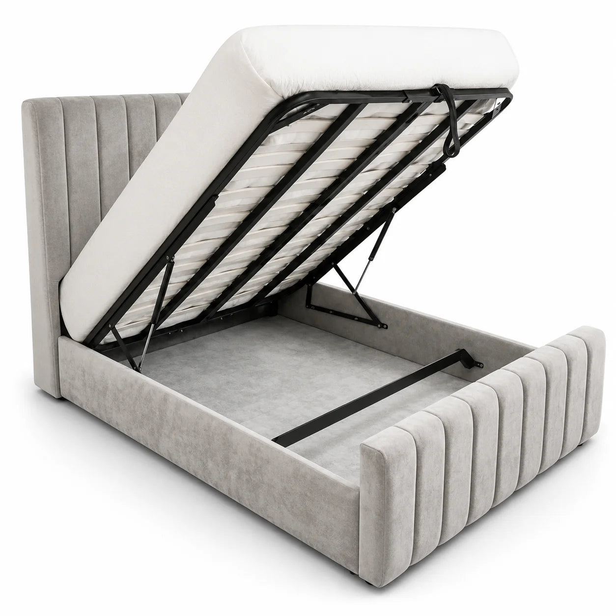 Luxury Bed With Gaslift Storage