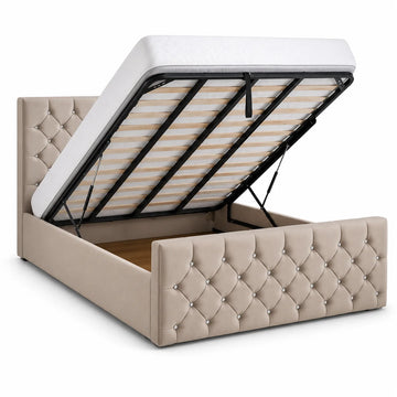 Luxury Bed With Gaslift Storage