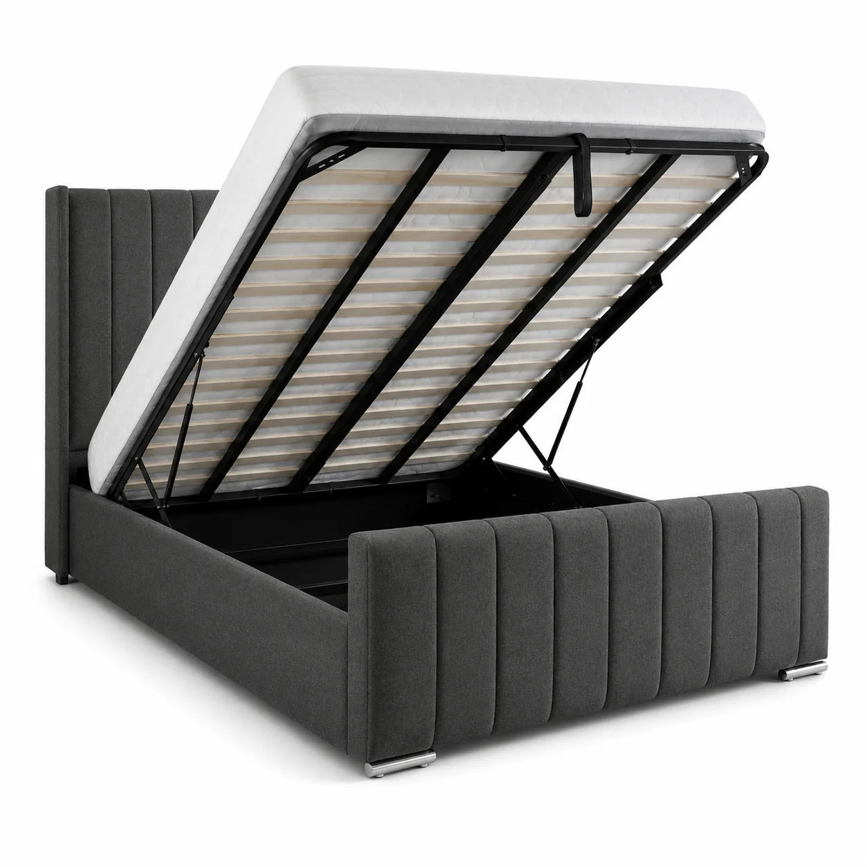 Luxury Bed With Gaslift Storage