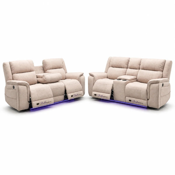 Leather Recliner Sofa | 3+2 or Corner | Choose Colours