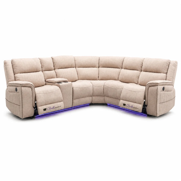 Leather Corner Sofa | 6 Seater | Spacious Seating