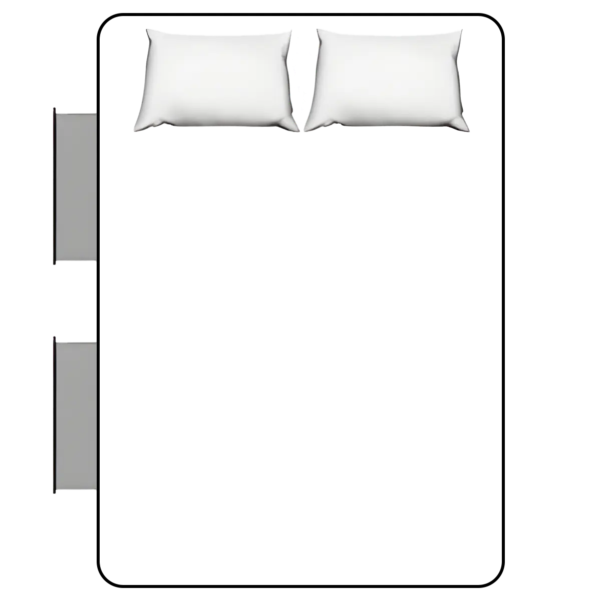 Two Drawers On The Left Side