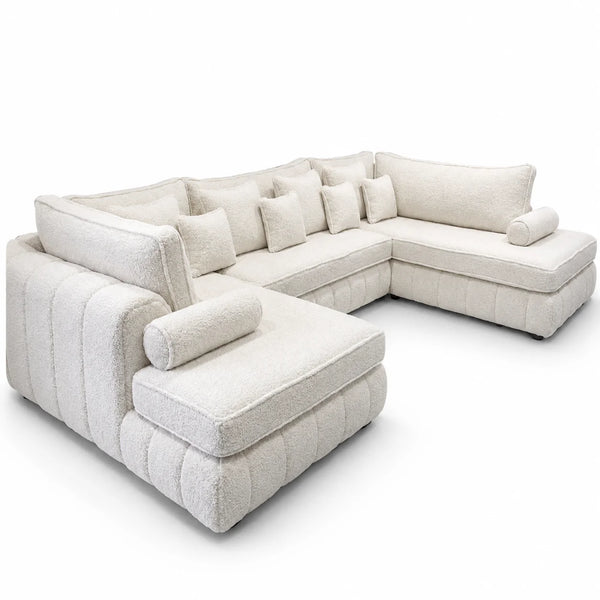 Lilly U-Shape Sofa | 6 Seater | Family Living