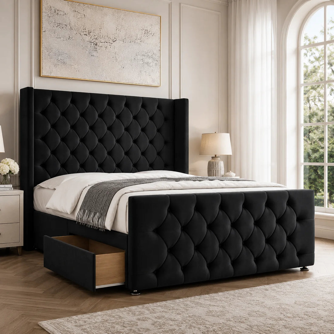 Luxury Divan Bed - Chesterfield