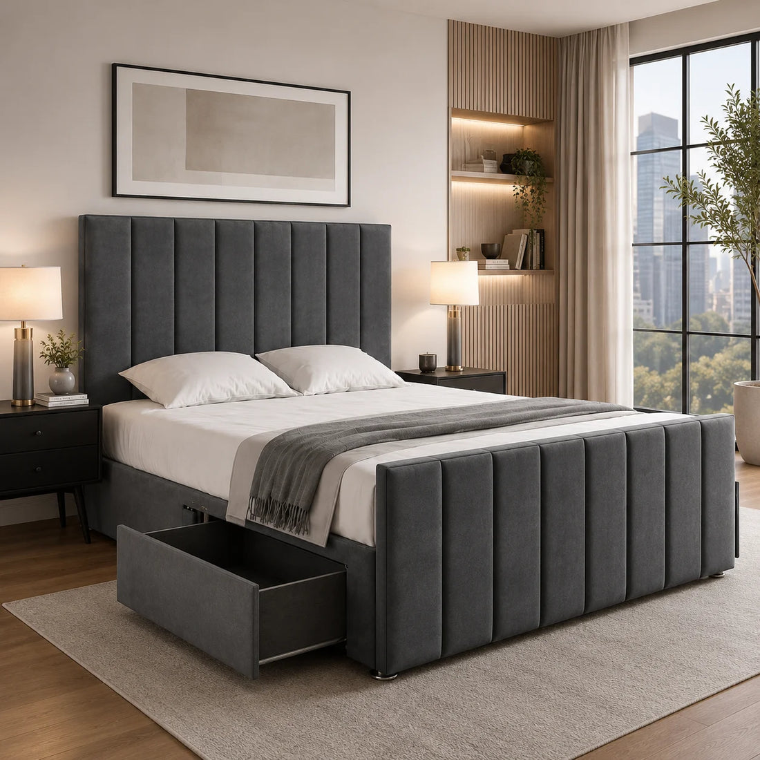 Luxury Divan Bed - Panel Line
