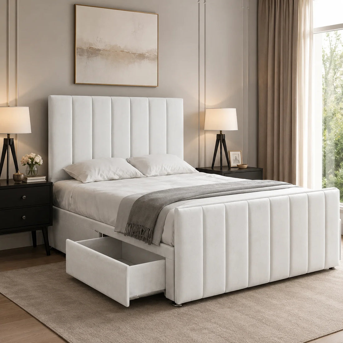 Luxury Divan Bed - Panel Line