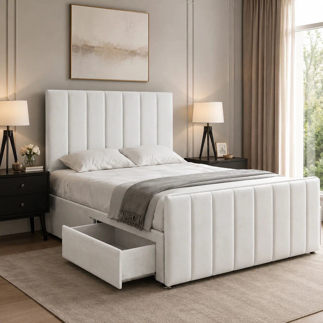 Luxury Divan Bed - Panel Line