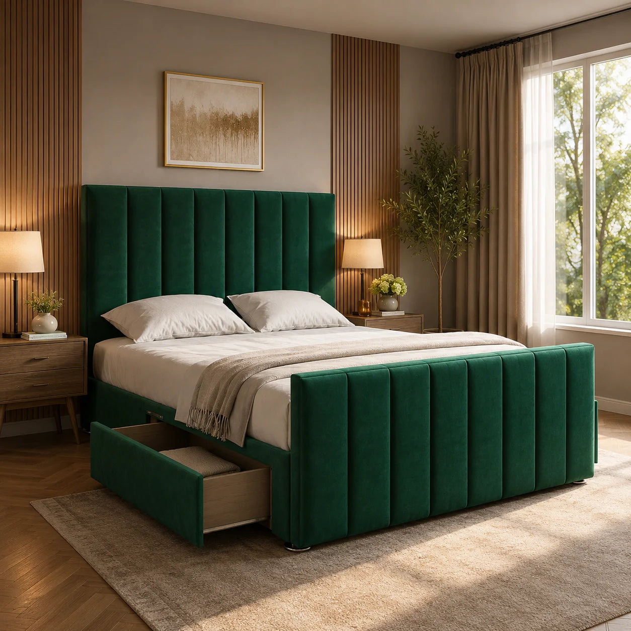 Luxury Divan Bed - Panel Line