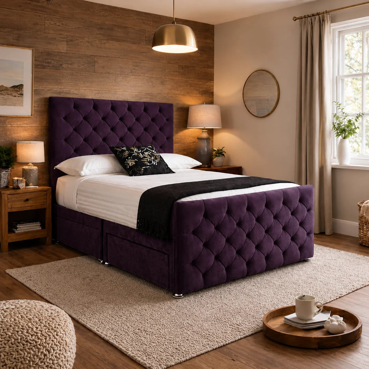 Luxury Divan Bed - Chesterfield