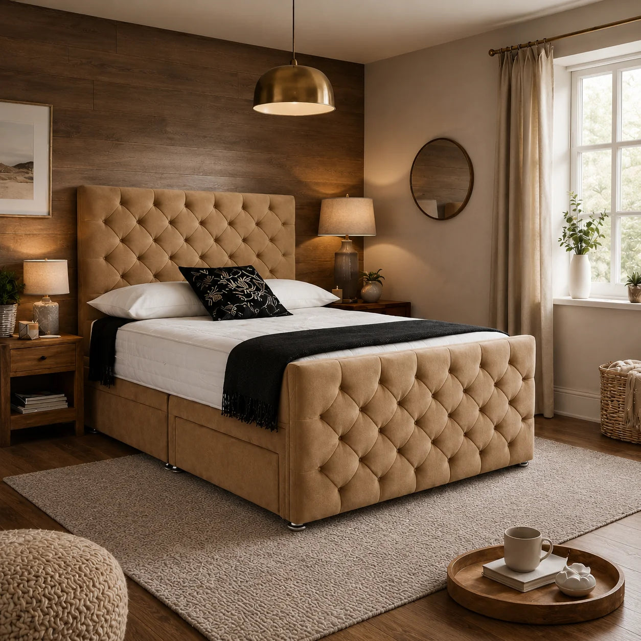 Luxury Divan Bed - Chesterfield