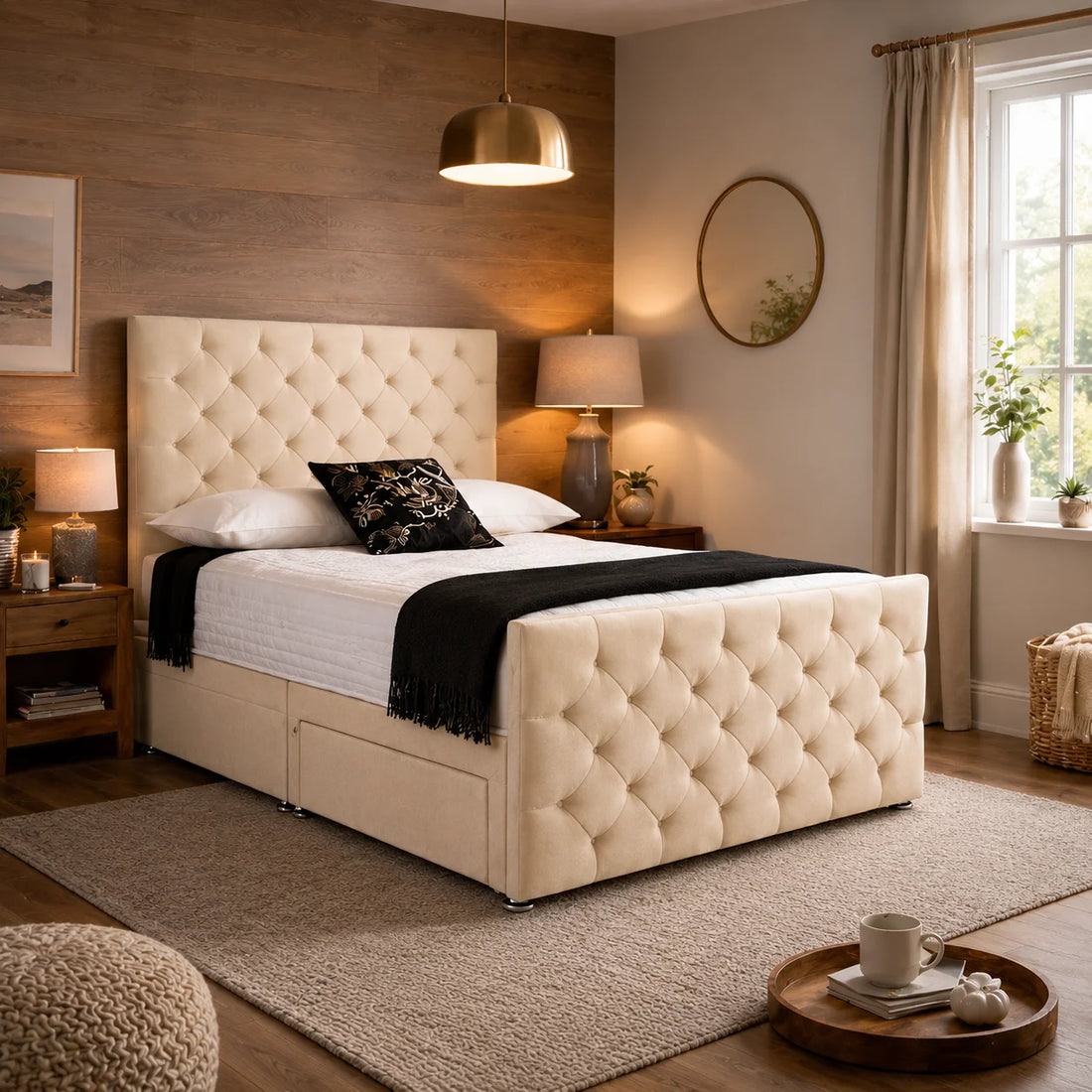 Luxury Divan Bed - Chesterfield