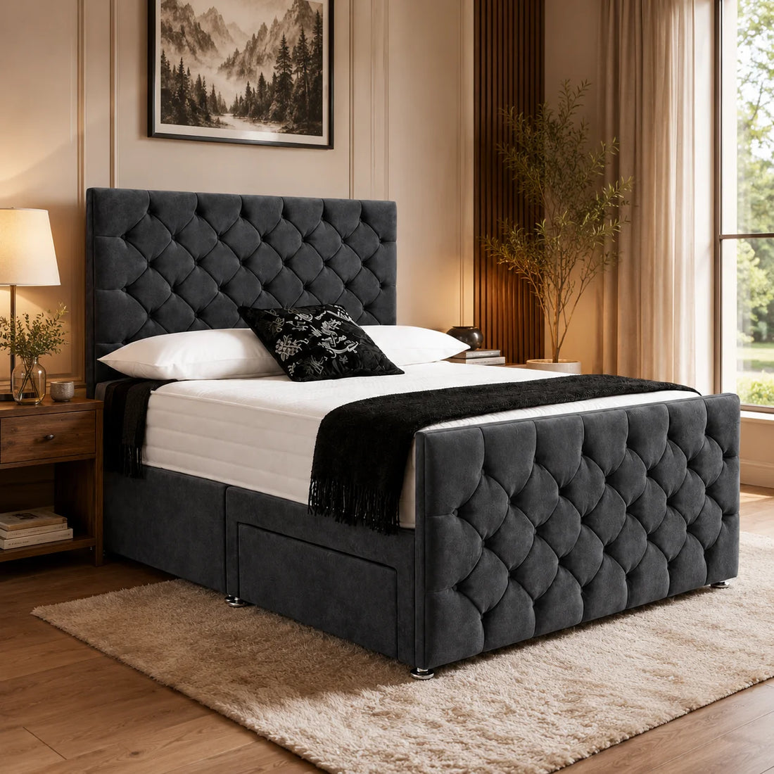 Luxury Divan Bed - Chesterfield