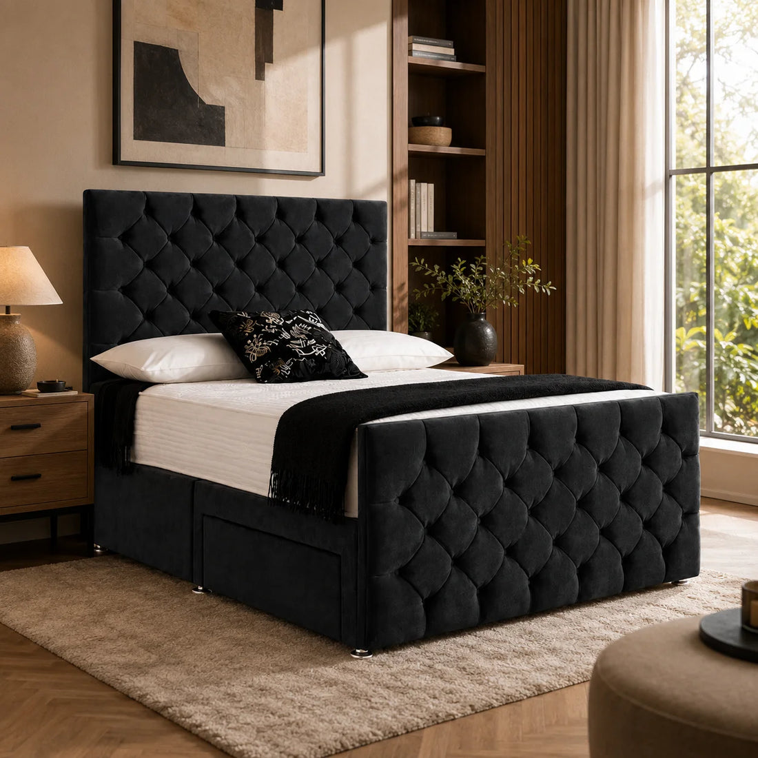 Luxury Divan Bed - Chesterfield