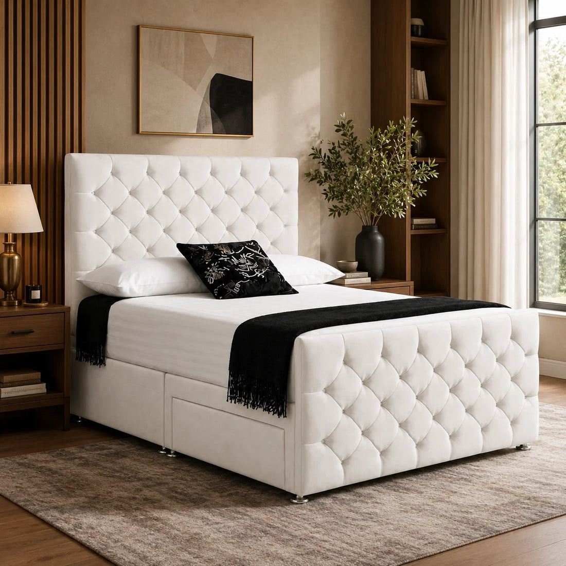 Luxury Divan Bed - Chesterfield