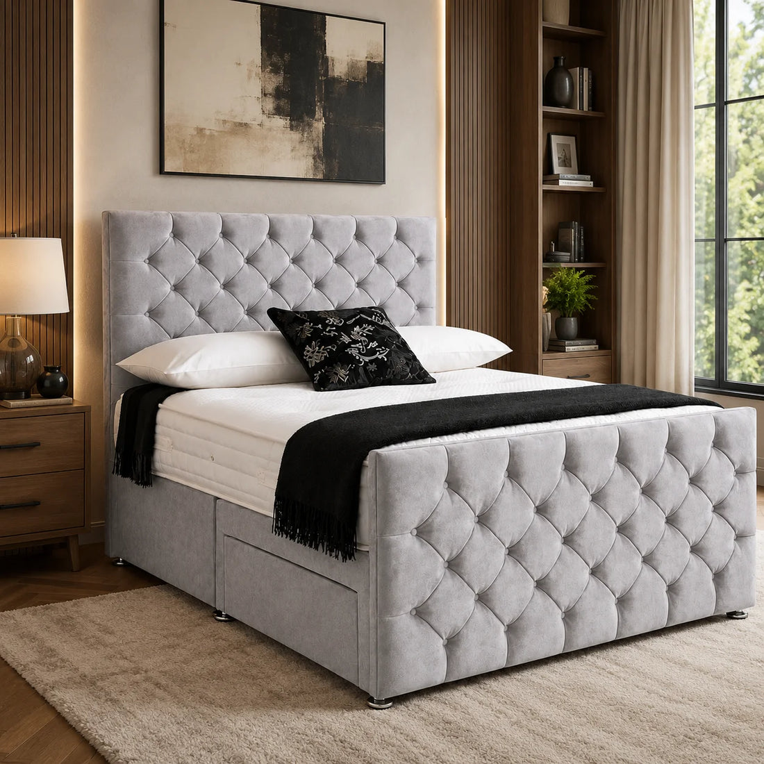 Luxury Divan Bed - Chesterfield