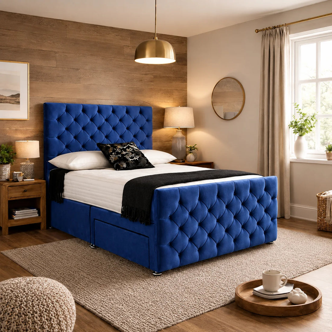 Luxury Divan Bed - Chesterfield